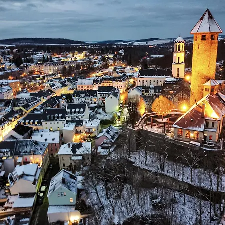 5 Sterne Schlossplatz - Sachsen Vogtland Erzgebirge 6 Personen 3 Sz Sauna Kamin * Auerbach (Vogtland)