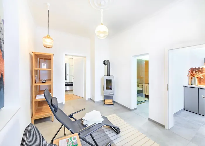 5 Sterne Schlossplatz - Sachsen Vogtland Erzgebirge 6 Personen 3 Sz Sauna Kamin *